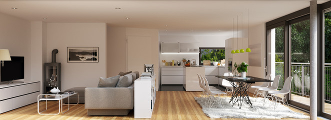 brand new rental, designed by property maintenance company 